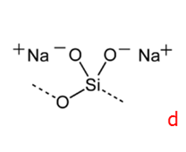Silikater (mest anvendte - natriummetasilikat E550 -- Na2SiO3)